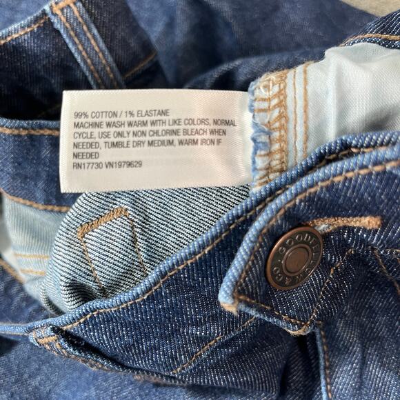 Goodfellow &‎ Co. Straight Recto Jeans Mens Size 36X32 Blue Dark Wash Denim NEW - Picture 9 of 11